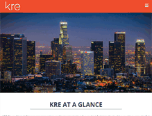 Tablet Screenshot of kre-associates.com